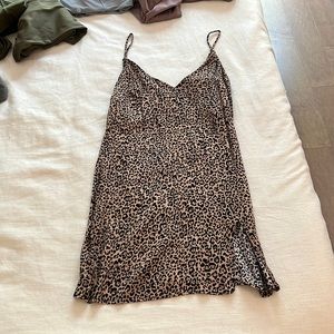 Reformation animal print dress